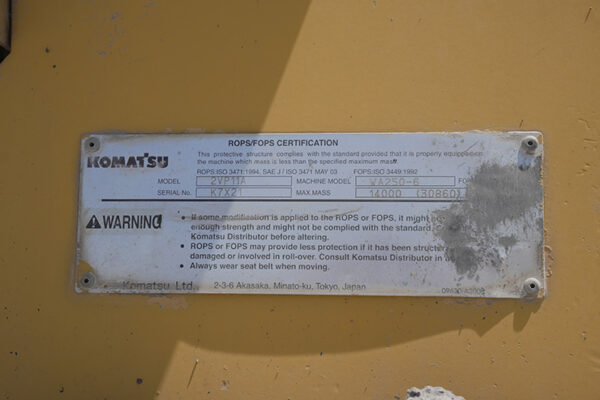 CARGADOR FRONTAL KOMATSU WA250 - 6 - 5173 - Imagen 12
