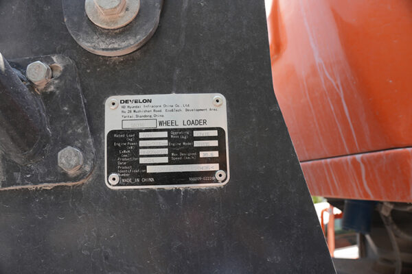 CARGADOR FRONTAL DEVELON SD310 - 0435 - Imagen 8