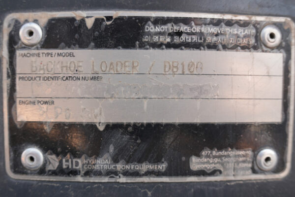 RETROEXCAVADORA DEVELON DB100 - 0096 - Imagen 4