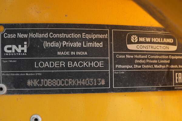 RETROEXCAVADORA NEW HOLLAND B80C - 0313 - Imagen 5