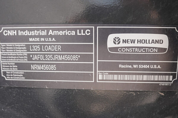 MINICARGADOR NEW HOLLAND L325N - 6085 - Imagen 4