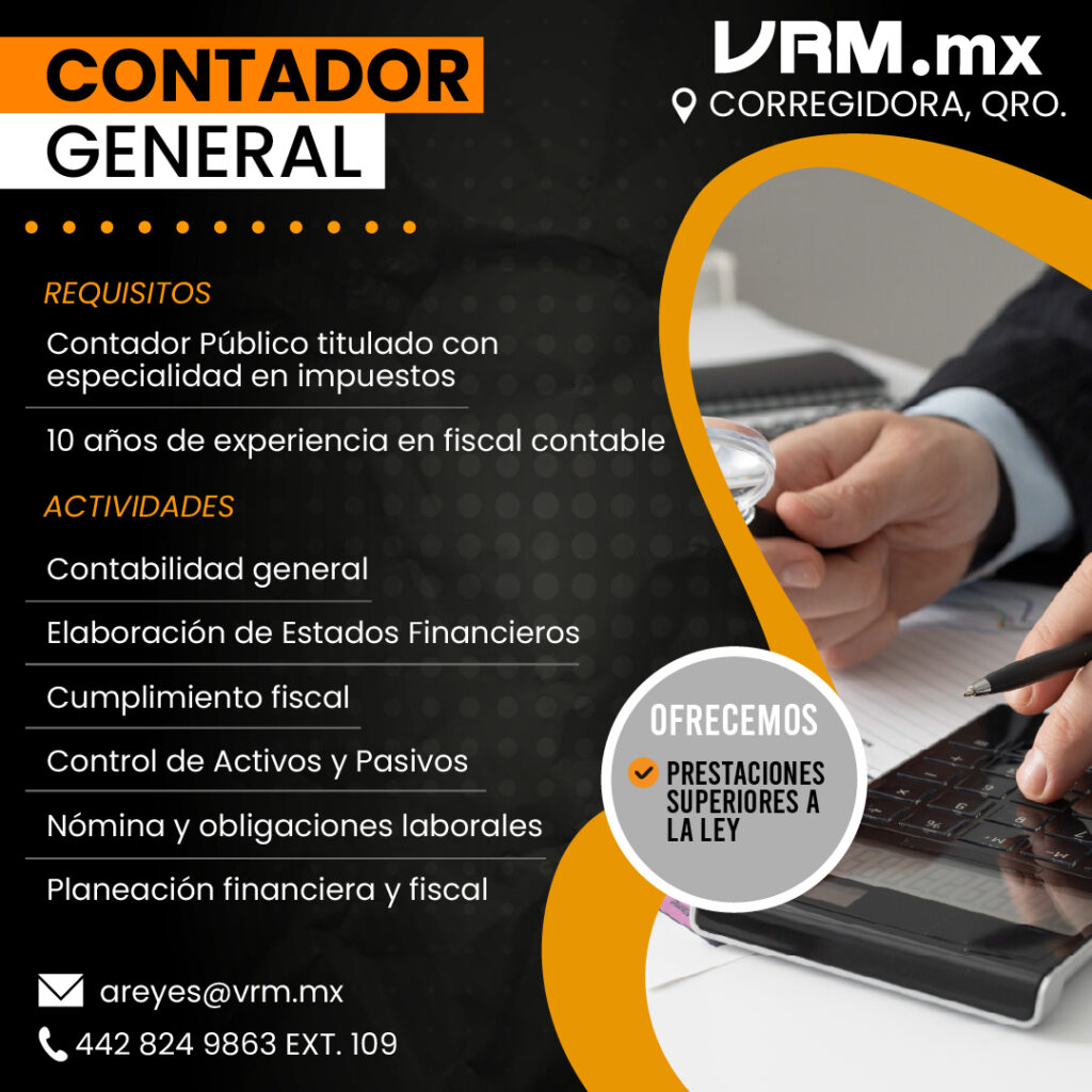Vacante Contador General